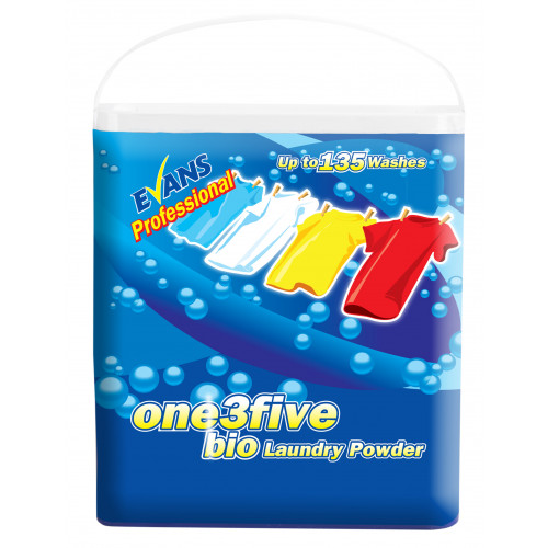 Evans 'One 3 Five' Laundry Powder BIO (135 std washes) per 10 Kg (C050AEV)