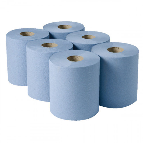 2WORK CFEED ROLL 3-PLY BLU 135M