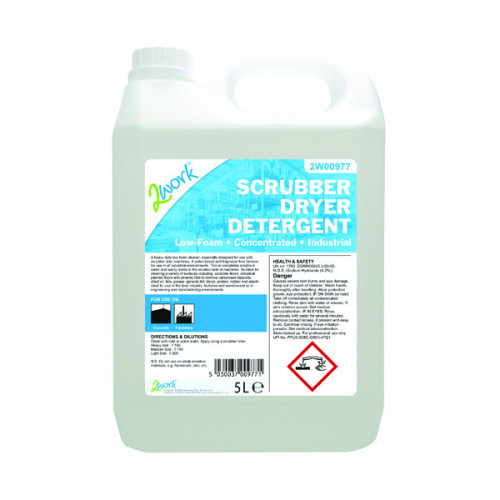 2WORK SCRUBBER DRYER DETERGENT 5L