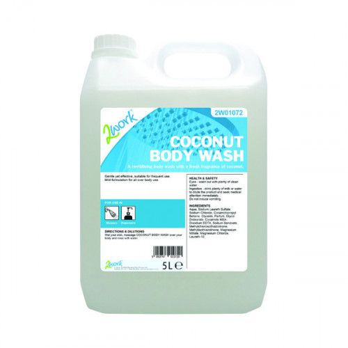 2WORK COCONUT BODY WASH 5L