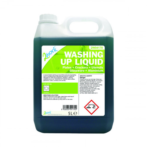 2WORK WASHING UP LIQUID FRESH 5L