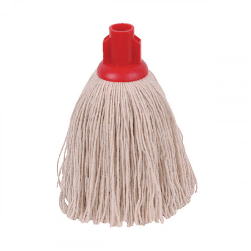 2WORK 12OZ TWINE ROUGH MOP RED PK10