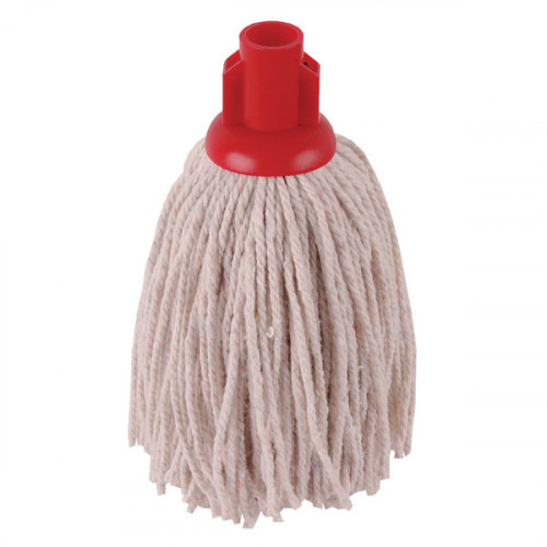 2WORK 12OZ PY SMOOTH MOP RED PK10