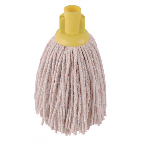 2WORK 12OZ PY SMOOTH MOP YELLOW PK10