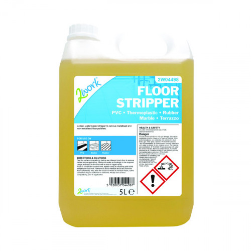 2Work Floor Stripper Non-Rinse Formula 5 Litre Bulk Bottle 2W04498