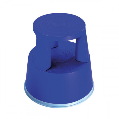 2WORK PLASTIC STEP STOOL BLUE