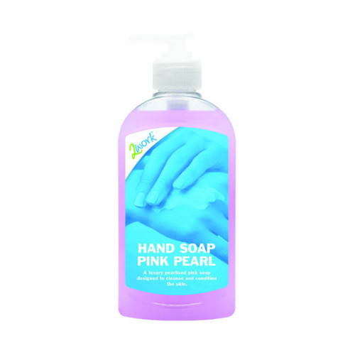 2Work Hand Soap 300ml Pink Pearl (Pack of 6) 2W07294