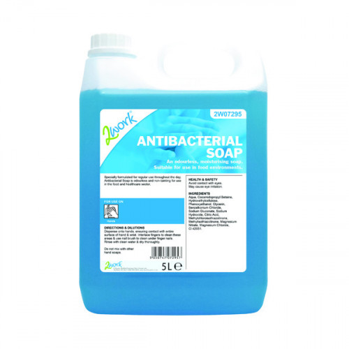 2WORK ANTIBACTERIAL SOAP 5 LITRES
