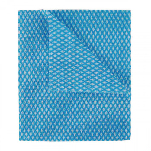 2Work Economy Cloth 420x350mm Blue (Pack of 50) 104420BLUE