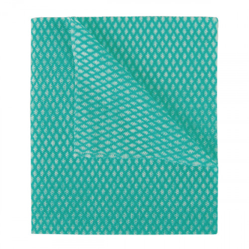 2Work Economy Cloth 420x350mm Green (Pack of 50) 104420GREEN