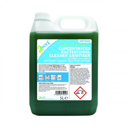 2Work Concentrated Bactericidal Cleaner Sanitiser 5 Litre 2W75442