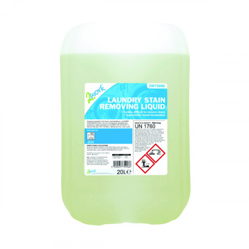 2Work Laundry Stain Removing Liquid 20 Litre 2W75996