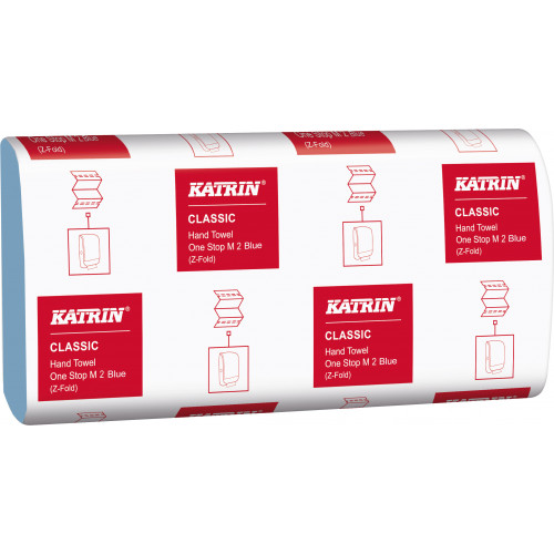 Katrin Plus Non Stop M2 Handtowels 2ply White (21 packs of 135 sheets) 87181