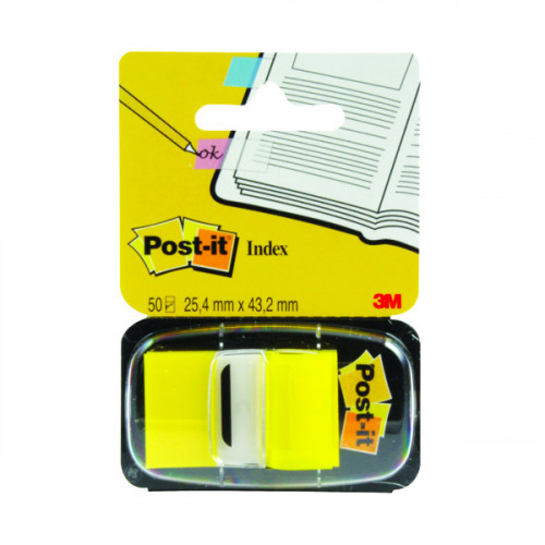 3M POSTIT TAPE FLAGS YLW 680-5 PK600