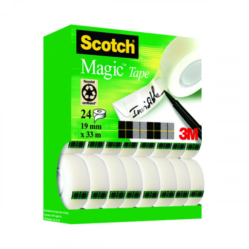 SCOTCH MAGIC TAPE 19MM X 33M PK 24