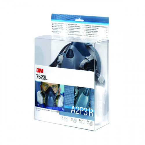 3M HALF MASK/FILTER KIT LOW PROFILE