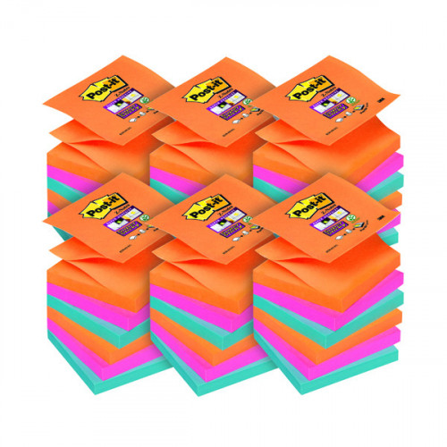 Post-it Super Sticky Z 76 x 76mm Bangkok (Pack of 6) 70-0051-9785-3