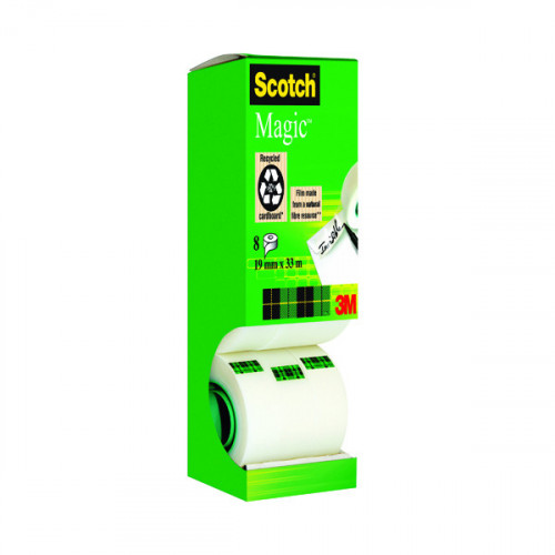 SCOTCH MAGIC TAPE TOWER ROLLS PK8