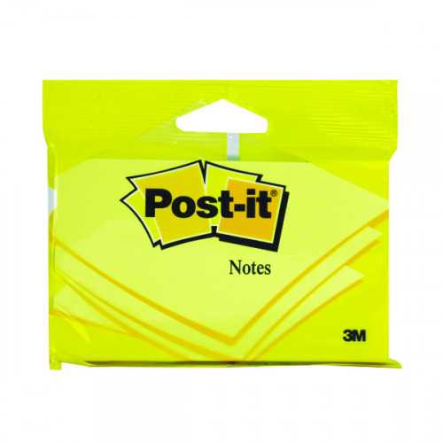 Post-it 76 x 127mm Canary Yellow Notes (Pack of 12) 6830Y