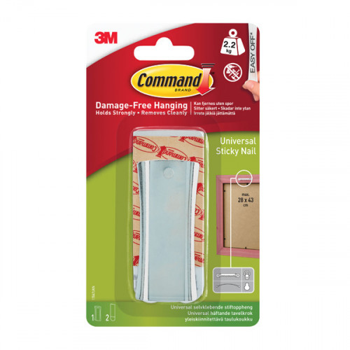 Command Universal Metal Picture Hanger 1HK+2S Large+4S Mini 17047