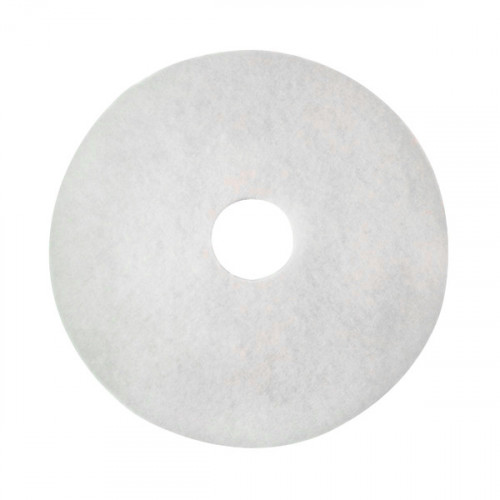 3M ECONOMY FLOOR PADS 430MM WHT PK5