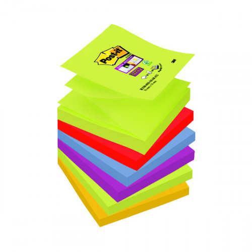Post-it Super Sticky Z-Notes 76 x 76mm Marrakesh (Pack of 6) R330-6SS-MAR-EU