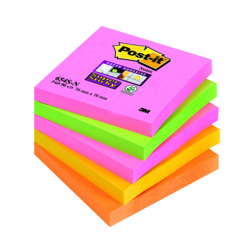 Post-it Notes Super Sticky 76 x 76mm Cape Town (Pack of 5) 654-SN