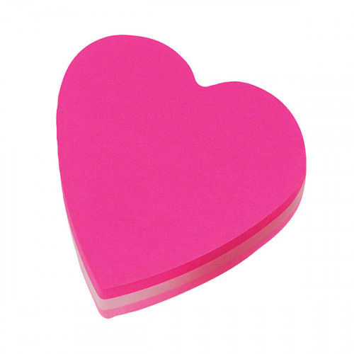 POST-IT HEART 70X70MM PNK PK12 2007H