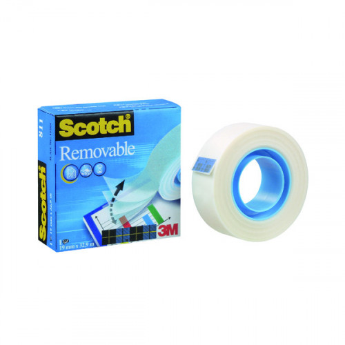 SCOTCH 811 MAGIC TPE 19MMX33M RMVABL