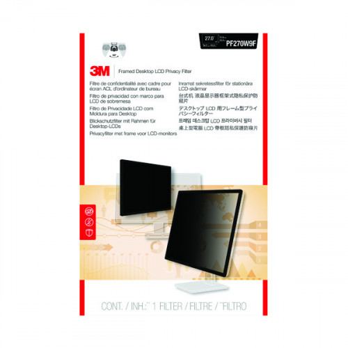 3M PRIVACY FILTER WSCRN DSKTP 27.0IN