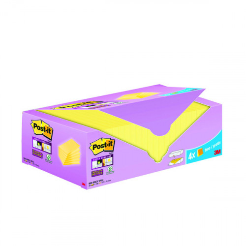 POST-IT STICKY NOTE CAB 127X76 YLW