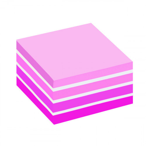 Post-it Notes Colour Cube 76 x 76mm Pastel Pink 2028P