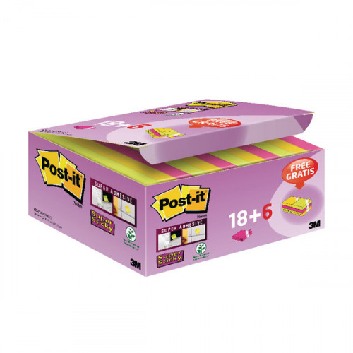 POSTIT SST NOTES 47.6X47.6MM AST P24