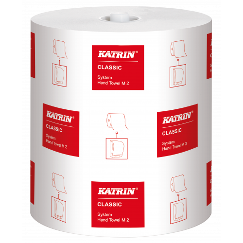 Katrin Classic M2 System Hand Roll Towel 2 ply White (460102) Per 6