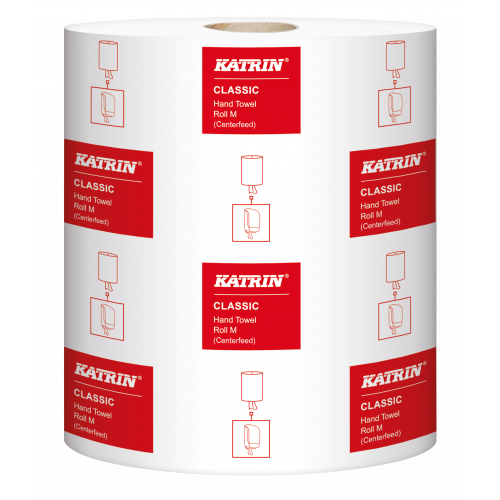Katrin M2 Centrefeed Roll 2ply White (481911) 152M per 6