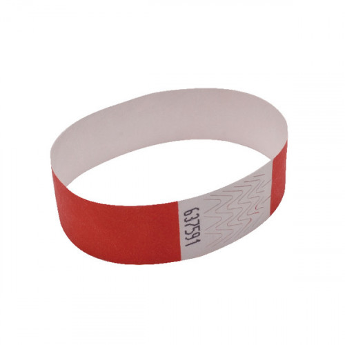 ANNOUNCE 19MM WRIST BANDS RED PK1000