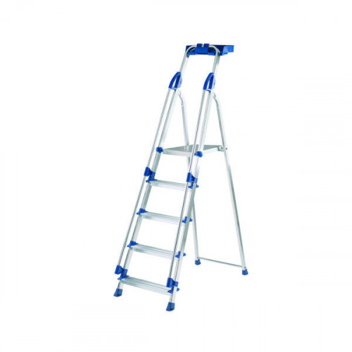 Werner Blue Seal 5 Tread Professional Aluminium Step Ladder 7050518