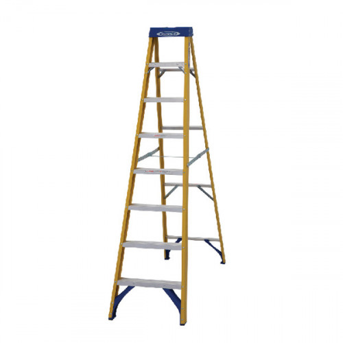 WERNER SWINGBACK STEP LADDER 8 TREAD