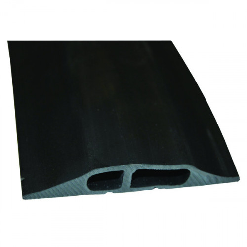 Accodata Double Channel Cable Curb Black 1.5m 59101