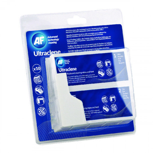 AF Ultraclene Wet/Dry Wipes (Pack of 10) AULT010