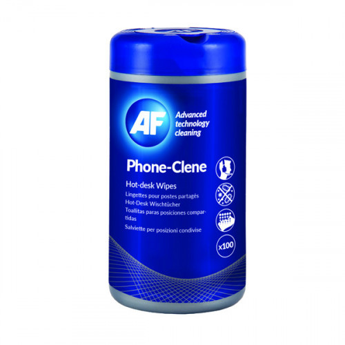 AF PHONECLENE 100 WIPES TUB APHC100T