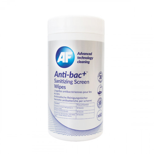 Anti-Bac Sanitising Screen Wipes (Pack of 60) ABSCRW60T