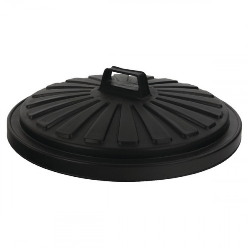 ADDIS BIN LID ROUND BLK FOR 90L BASE