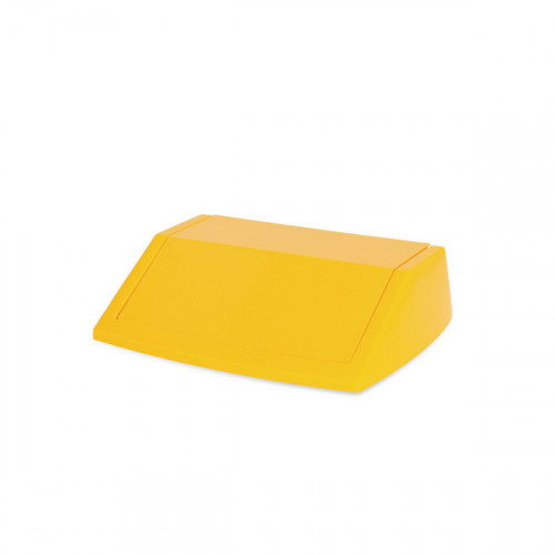 ADDIS 60L FLIPTOP BIN LID YELLOW
