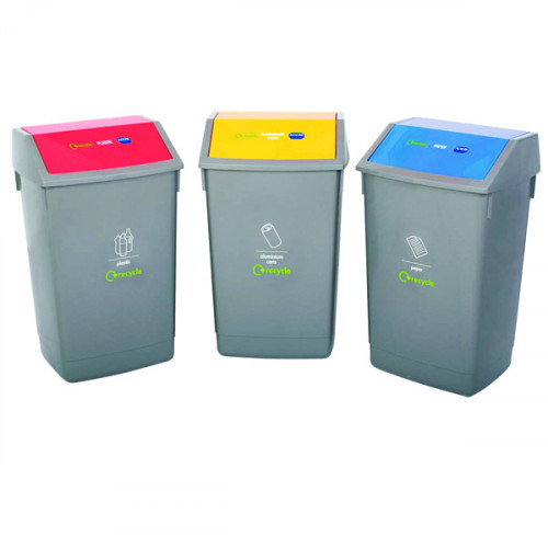 ADDIS PACK OF THREE RECYCLING BINS