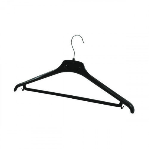 ALBA PLASTIC COAT HANGER BLACKPK20