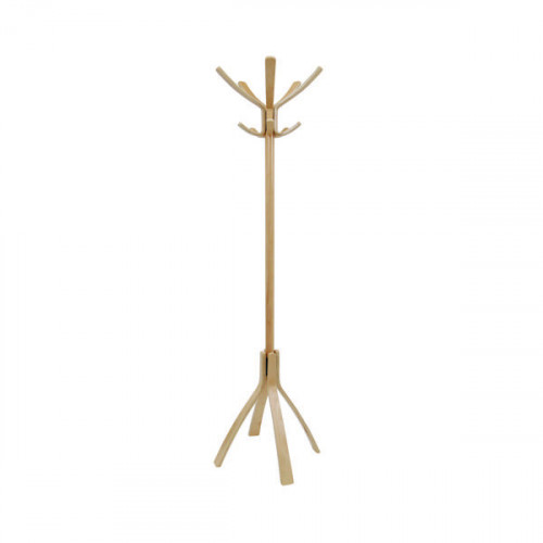 ALBA COAT STAND CAFE LIGHT WOOD