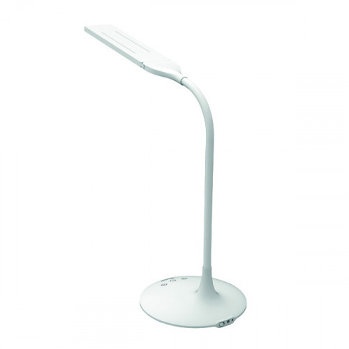 ALBA NOMAD TWO HEAD DESK LAMP WHITE