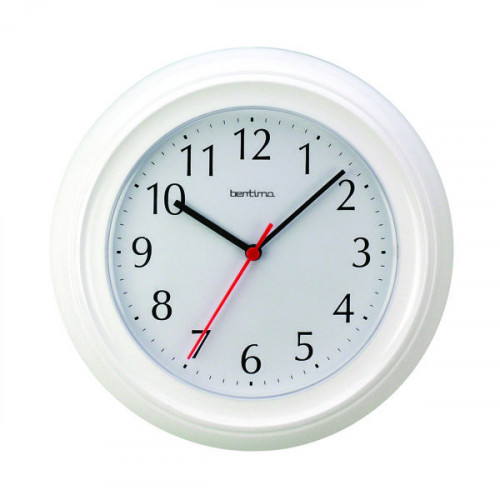 Acctim Wycombe Wall Clock White 21412