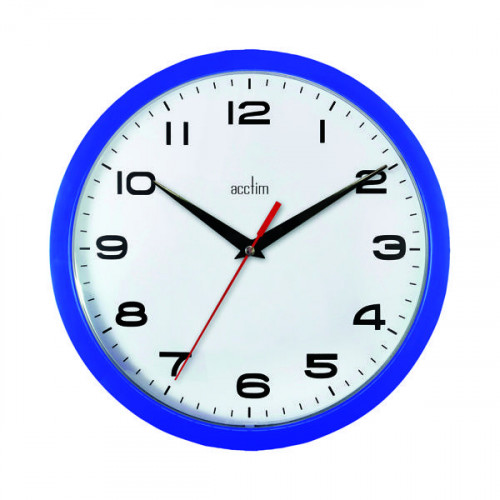 ACCTIM AYLESBURY WALL CLOCK BLUE